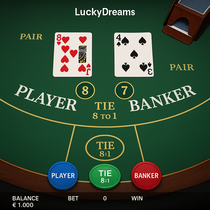 LuckyDreams - Baccarat Table Game - Online Casino