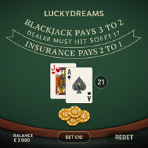 LuckyDreams - Blackjack Table Game - Online Casino